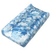 The Honest Company&reg; Watercolor World Organic Cotton Changing Pad Cover