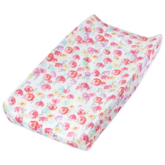 dusty rose changing pad cover