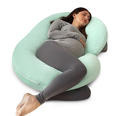 PharMeDoc&reg; Full Body Maternity Pillow in Mint Green. View a larger version of this product image.