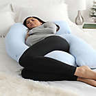 Alternate image 1 for Pharmedoc&reg; Maternity Body Pillow in Light Blue