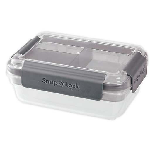 Alternate image 1 for Progressive® Snaplock 4-Cup Bento-To-Go Container in Grey