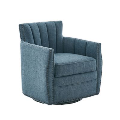 blue glider chair