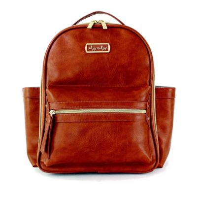 Itzy Ritzy&reg; Mini Backpack Diaper Bag in Cognac