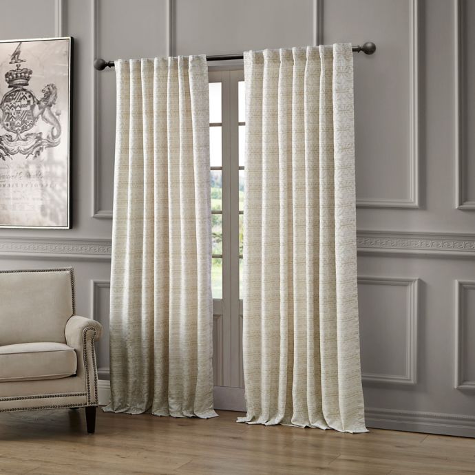 Waterford® Astrid Rod Pocket/Back Tab Window Curtain Panel Bed Bath