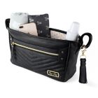 Alternate image 2 for Itzy Ritzy&reg; Stroller Organizer Caddy in Black/Gold
