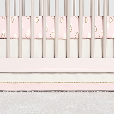 Just Born&reg; Sparkle 3-Piece Crib Bedding Set in Pink. View a larger version of this product image.