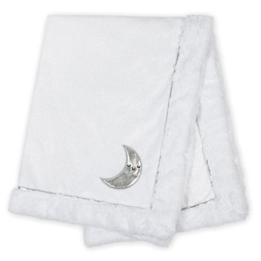 Just Born&reg; Sparkle 2020 Security Blanket in Silver. View a larger version of this product image.