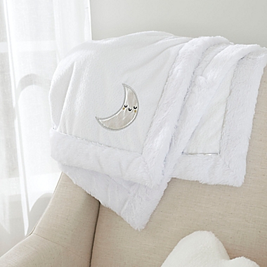 Just Born&reg; Sparkle 2020 Security Blanket in Silver. View a larger version of this product image.