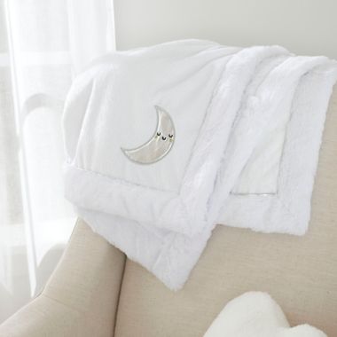 Just Born&reg; Sparkle 2020 Security Blanket in Silver. View a larger version of this product image.