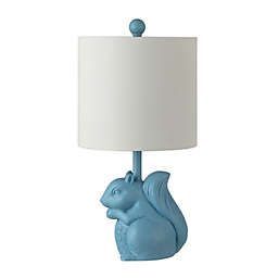 Safavieh Sunny Squirrel Table Lamp in Blue