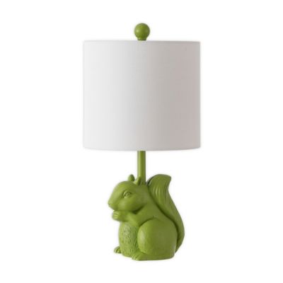 Safavieh Sunny Squirrel Table Lamp in Green