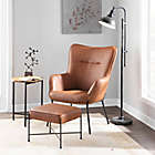 Alternate image 1 for LumiSource&reg;  Izzy Lounge Chair and Ottoman Set in Camel