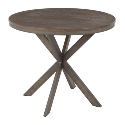 Lexi Dining Table Reclaimed Walnut/Antique Cream See Below