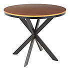 Alternate image 0 for LumiSource&reg; Dakota 36-Inch Round Dinette Table in Black/Walnut