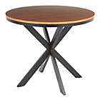 Alternate image 4 for LumiSource&reg; Dakota 36-Inch Round Dinette Table in Black/Walnut