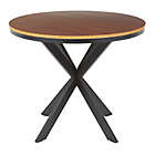 Alternate image 5 for LumiSource&reg; Dakota 36-Inch Round Dinette Table in Black/Walnut
