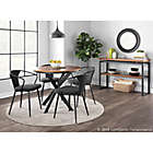 Alternate image 9 for LumiSource&reg; Dakota 36-Inch Round Dinette Table in Black/Walnut