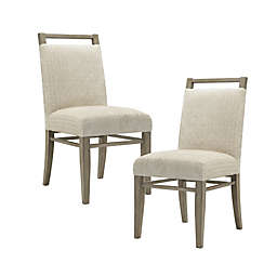 Madison Park Elmwood 2-Piece Dining Chair in Cream