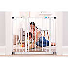Alternate image 1 for Regalo&reg; Tension Mount Extra Wide Gate in White