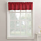 Alternate image 5 for No.918&reg; Martine 36-Inch Window Curtain Tier Pair and Valance in Red