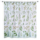 Alternate image 1 for Avanti Ombr&egrave; Leaves Shower Curtain Collection
