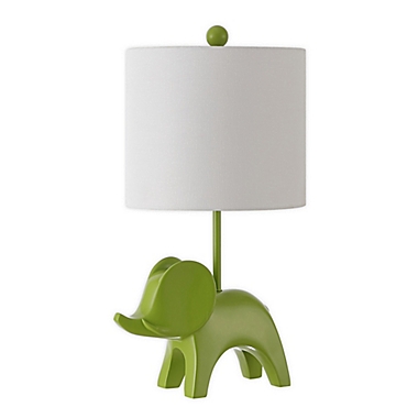 Safavieh Ellie Elephant Table Lamp in Green. View a larger version of this product image.