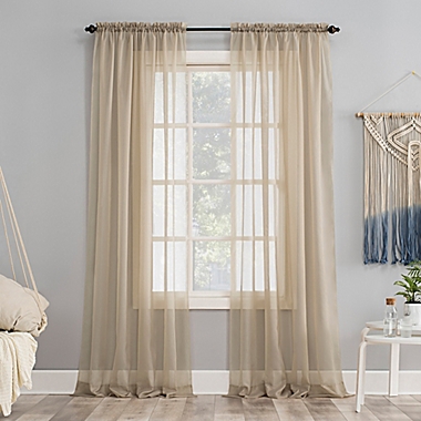 No.918&reg; Emily 84-Inch Curtain Panel in Stone (Single). View a larger version of this product image.