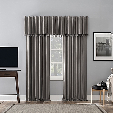 Sun Zero&reg; Evelina 84-Inch Backtab Curtain in Iron Grey (Single). View a larger version of this product image.