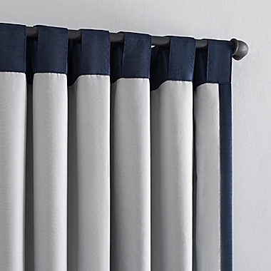 Sun Zero&reg; Evelina 84-Inch Backtab Curtain in Navy (Single). View a larger version of this product image.