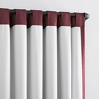 Sun Zero&reg; Evelina 84-Inch Backtab Curtain in Bordeaux (Single). View a larger version of this product image.