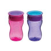 Wow Cup&reg; 2-Pack 10 oz. Kids' Cups in Pink/Purple