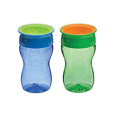 Wow Cup&reg; 2-Pack 10 oz. Kids&#39; Cups in Blue/Green. View a larger version of this product image.