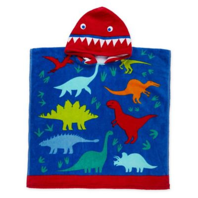 dinosaur hooded towels