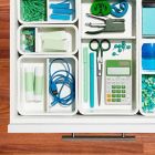 Alternate image 5 for OXO&reg; Good Grips Large Adjustable Drawer Bin in White