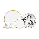 Alternate image 3 for Olivia &amp; Oliver&trade; Harper Marble Gold Dinnerware Collection in Grey