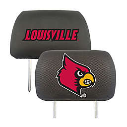 University of Louisville Headrest Covers (Set of 2)