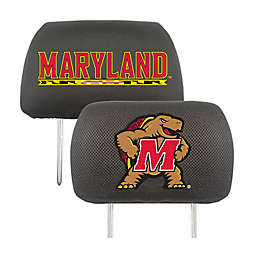 University of Maryland Headrest Covers (Set of 2)