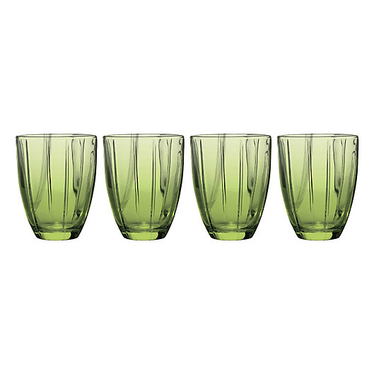 Alternate image 1 for Noritake® Colorwave Tumblers in Green (Set of 4)