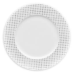 Noritake® Grey Hammock Dots Rim Dinner Plate