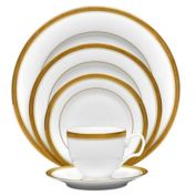 Noritake&reg; Stavely Gold 5-Piece Place Setting