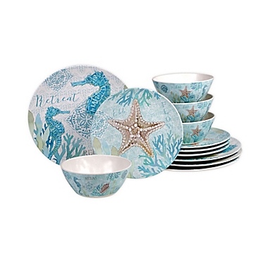 Certified International Beachcomber 12-Piece Dinnerware Set. View a larger version of this product image.