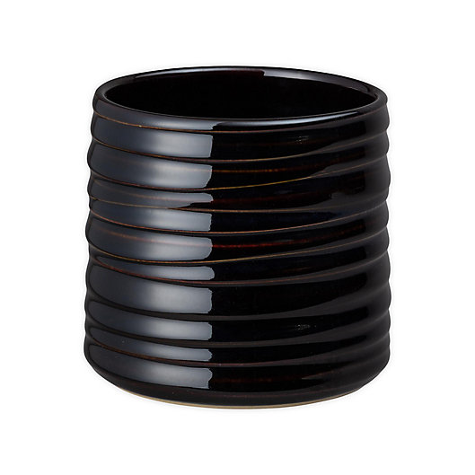 Alternate image 1 for Denby Modus Walnut 4.5-Inch Ridged Vase