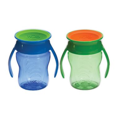 nationale vlag infrastructuur Proberen Wow Cup® for Baby 2-Pack 7 oz. Tritan™ Plastic Sippy Cup in Blue/Green |  buybuy BABY
