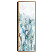 Masterpiece Art Gallery Abstract Lapis II 17-Inch x 49-Inch Framed Canvas Wall Art