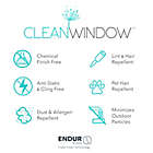 Alternate image 7 for Clean Window&reg; Waffle Texture Cotton Blend Semi-Sheer Rod Pocket Curtain (Single)