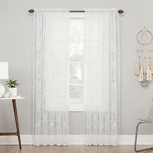 Alternate image 1 for No.918® Ariella 63-Inch  Curtain in White (Single)