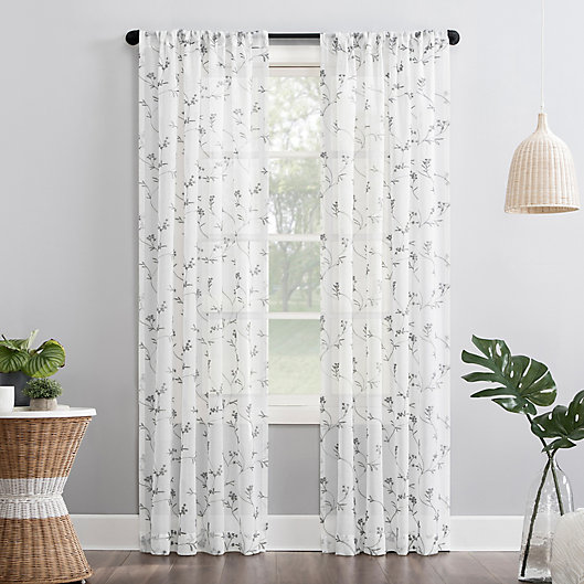 Alternate image 1 for No.918® Delia 63-Inch  Curtain in White (Single)