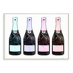 Rainbow Champagne Wrapped Canvas Wall Art Collection