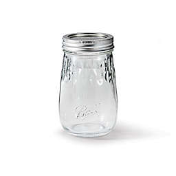 Ball® Glass 16 oz. Flute Jar in Clear (Set of 4)