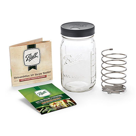Alternate image 1 for Ball® 32 oz. Glass Fermentation Kit in Clear